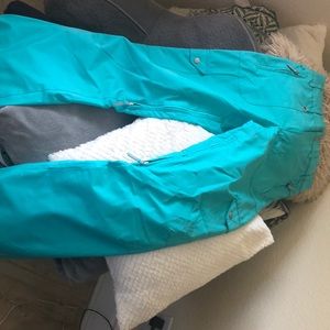 XS Teal blue Roxy Snowboard pants